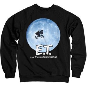 E.T. Sweater/trui -2XL- Bike In The Moon Zwart