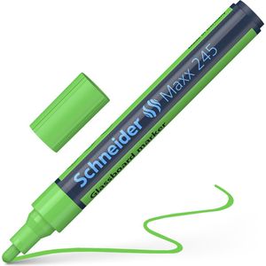 Schneider glasbordmarker - Maxx 245 - groen - glasboard marker - glasbord marker - glasbord stiften - S-124504