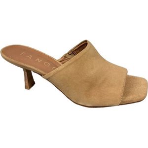 Tango Mya Camel kids mule heel naturel-slipper hak-muil hak kitten