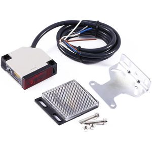 Spiegelreflectie Foto-elektrische AC 90-250V 3A E3JK-R4M1 Sensorschakelaar voor het detecteren van de aanwezigheid van objecten