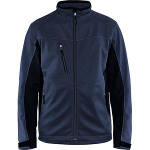 Blåkläder 4950-2516 Softshell Jack Donker marineblauw/Zwart maat XL