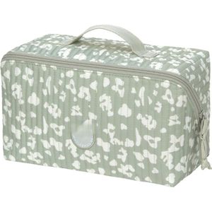 Baby Luiertafel Organizer - Flexibele Luier-Organizer To Go Voor Commode Of Onderweg - Leo Design Licht Kaki
