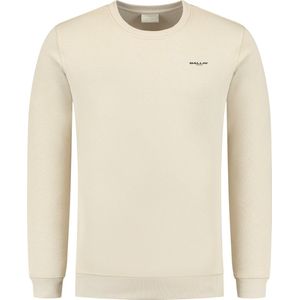 Ballin Amsterdam - Heren Regular fit Sweaters Crewneck LS - Sand - Maat XL