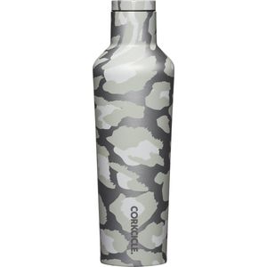 Corkcicle Canteen 475ml 16oz - SNOW LEOPARD Corkcicle Canteen 475ml 16oz -  Roestvrijstaal Thermosfles 3wandig - Exotic Collection