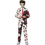 Suitmeister Harlequin - Jongens pak - Verkleedkleding - Carnaval - Gekleurd - Maat S