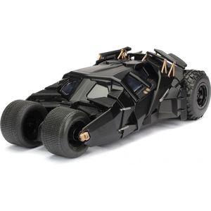 Jada Toys - Batman The Dark Knight Batmobile 1:24 - Die-cast - Zwart - Vanaf 8 jaar - Speelgoedvoertuig