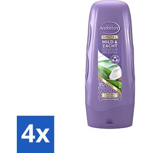 Andrélon - Mild & Zacht - Conditioner - Voor Gevoelige Hoofdhuid - 300 ml - Voordeelverpakking - 4 stuks