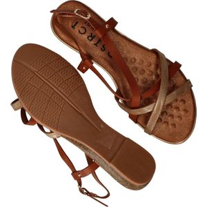 DSTRCT sandaal - Dames - Cognac - Maat 39