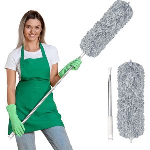 Selbro ® Uitschuifbare Stofdoek met Flexibele Microvezel Kop voor Moeilijk Bereikbare Hoeken