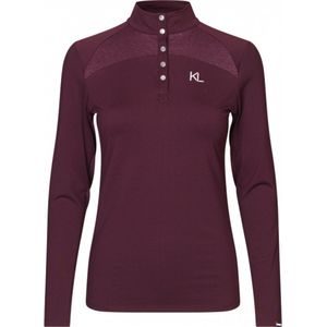 Kingsland - Dames Trainings Poloshirt Valerie - Bordeaux - M