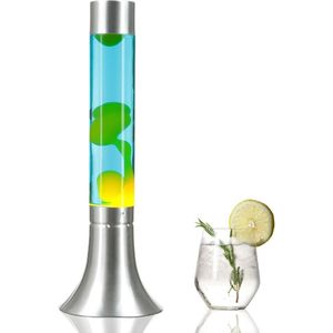 Lavalamp - Blauw & Groen - 37 cm - Lava Lamp - Lavalampen