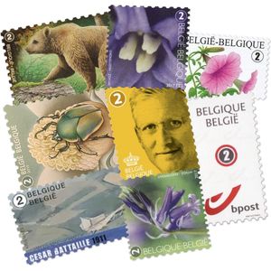 Bpost - Divers pakket van 10 Tarief 2 Postzegels - Verzending binnen België