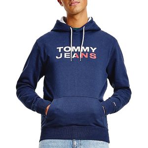 Tommy Hilfiger Hoodies Blauw Normaal - Maat S - Mannen - Lente/Zomer Collectie - Katoen