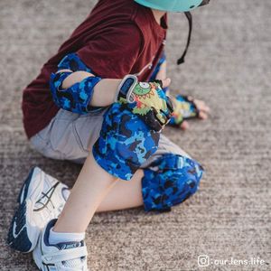 Beschermingsset voor kinderen, elleboogbeschermer, polsbeschermer (kniebeschermers, voor skateboarden, rolschaatsen, fietsen, sport