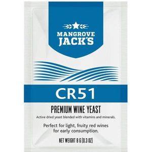 Mangrove Jack's - CR51 Premium Rode WijnGist tot 14% alcohol