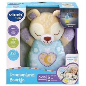 VTech Baby Dromenland Beertje - Interactieve Knuffel - Educatief Speelgoed - Van 1 Tot 3 Jaar