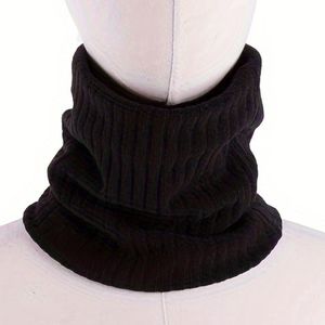 Nivard Nekwarmer - Heren - Dames - Fleece - Motor - Bandana - Masker - Colsjaal - Winter - Sjaal - Gewatteerd - Winter - Winddicht - Zwart