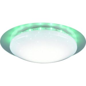 LED Plafondlamp - Plafondverlichting - Trion Bolbi - 8.5W - Aanpasbare Kleur - RGBW - Afstandsbediening - Dimbaar - Rond - Mat Wit - Kunststof