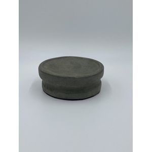 Decoratie plateau grijs beton look steen klein 6,5 cm x 17 cm | 65484 | Home Sweet Home | Stoer & Sober Woonstijl | kaarsenplateau