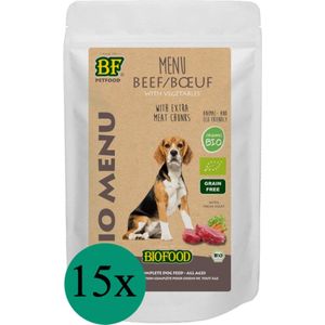 15x Biofood Organic Rund Menu 150 gr