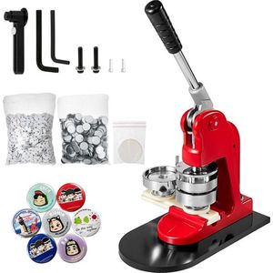 Button maker - 25mm 500 stuks - Badge maker - Buttonmachine - Buttons maken - Button press - Buttons zelf maken - Buttonmachine 25mm