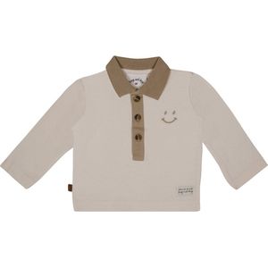 Frogs and Dogs - Smile Poloshirt | Beige - Katoen - Maat 92