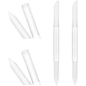 2 stuks nagelriemschuivers van glas - professionele vijlen voor manicure - set voor nagelsalons met schuuroppervlakken - voor vrouwen en meisjes