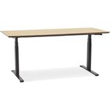 Alterego - BIONIK - Elektrisch zit-sta bureau - Beige - (63-128)x180x90 cm