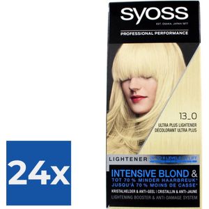 SYOSS Color baseline Lighteners 13-0 Ultra Plus Lightener Haarverf - 1 stuk - Voordeelverpakking 24 stuks