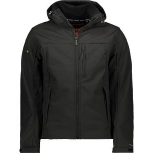 Superdry Jas Hooded Soft Shell Trekker Jkt M5011838a 02a Black Mannen Maat - 3XL