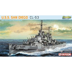 1:700 Dragon 7054 U.S.S Independence CVL-22 - 1943 - Vliegdekschip Independence-klasse Plastic Modelbouwpakket
