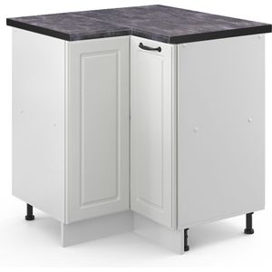 Vicco R-Line Hoekkast – 75.6 cm, WB Antraciet Wit Landhuis