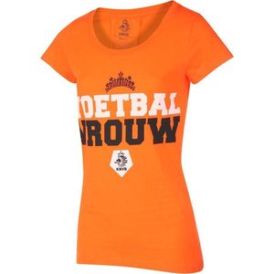 KNVB - Nederlands Elftal - Leeuwinnen T-shirt Dames Voetbal Vrouwen Blanco-S