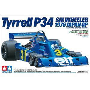 1:20 Tamiya 20058 Tyrrell P34 Six Wheeler - 1976 Japan GP Plastic Modelbouwpakket