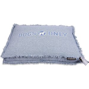 Lex & Max Dogs Only - Hondenkussen - Boxbed - 90x65x9cm - Fadedblue