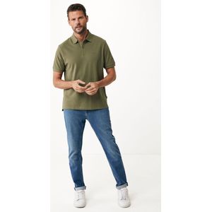 Mexx Peter Basic Pique Polo Regular Fit Mid Green - Maat M