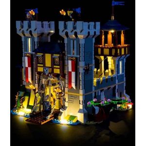 Light My Bricks - Geschikt voor LEGO Middeleeuws kasteel - 31120 Verlichtings Set