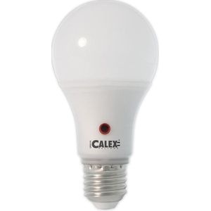 CALEX - LED Lamp - Sensor A60 - E27 Fitting - 8W - Warm Wit 3000K - Mat Wit