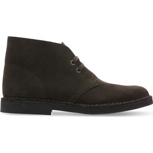 Clarks Desert Boot 2 Dames Laarzen - Dark Brown Suede - Maat 37