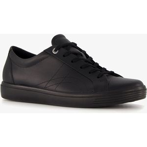 ECCO Soft Classic dames veterschoenen zwart - Maat 40 - Uitneembare zool