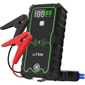 Auto acculader 2500A - 8-in-1 Starthulp - 22.000 mAh - 2500A - Acculader - Powerbank - SOS - LED Zaklamp - 8L Benzine - 7L Diesel - Incl. Schokbestendige Opberghoes