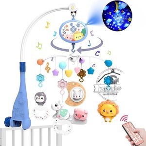 JKN Shop - Boxmobiel - Muziekmobiel Baby - Babyspeelgoed - Baby Speelgoed 0 Jaar - Incl Afstandsbediening