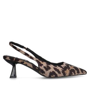 Sacha - Dames - Leopard slingback pumps - Maat 42