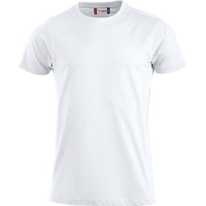 Clique Premium Fashion-T Modieus T-shirt kleur Wit maat L