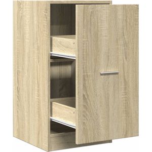 vidaXL - Apothekerskast - 40x41x77,5 - cm - bewerkt - hout - sonoma - eikenkleurig