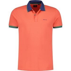 New Zealand Auckland - Polo Kinloch Oranje - Regular-fit - Heren Poloshirt Maat L