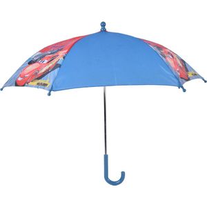 Stoere Cars Kinderparaplu - Blauw & Rood - Windproof - Ø68cm - Compact & Lichtgewicht - Voor Jongens & Meisjes - Ideaal voor Outdoor Avonturen!