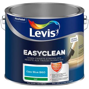 Levis EasyClean - Tegen Zwarte Strepen Mengverf - Mat - Clear Blue B60 - 2.5L