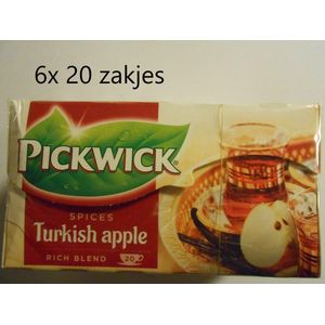 Pickwick kruidenthee - Turkish apple - multipak 6x20 zakjes