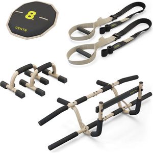 Centr by Chris Hemsworth Workout Kit 4 in 1 - 1x Pull Up Bar - 1x Set Push Up Handles - 1x Sandbag - 1x Suspension Trainer - Thuis fitness